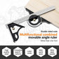🔥Multifunktionales Set aus beweglichem Winkelmesser📏