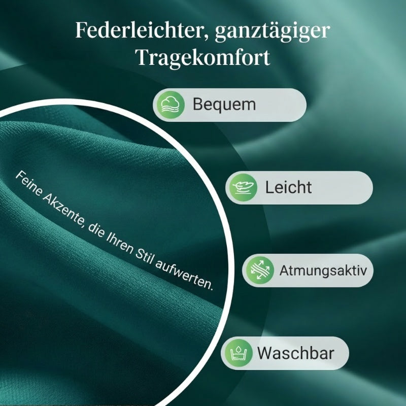Elegantes Fake-Zweiteiler-Kleid mit Blattprint ✨ Mühelose Eleganz, jederzeit und überall ✨