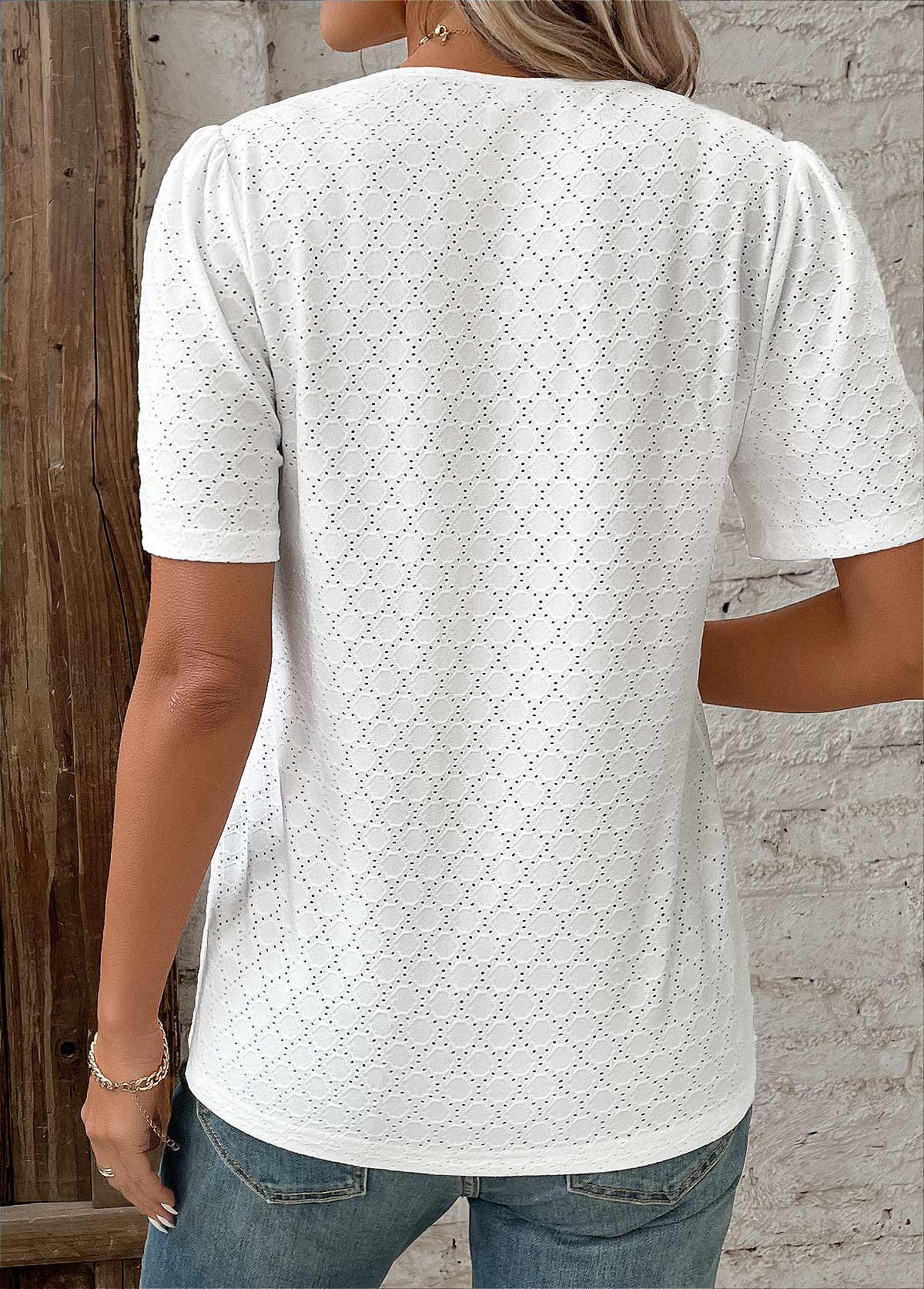 🎁 Hot Sale 50% RABATT ⏳ Neue Damen-Bluse mit kurzen Ärmeln 🔥 Oster-Rabattaktion!