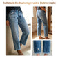 📢📢50%Rabatt!!!✨🔥Damen-Retro-Cropped-Straight-Leg-Jeans👖