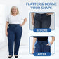 ⏳Nur für kurze Zeit 50 % Rabatt!!💕👖Hochtaillierte, ultra-elastische Mom-Jeans