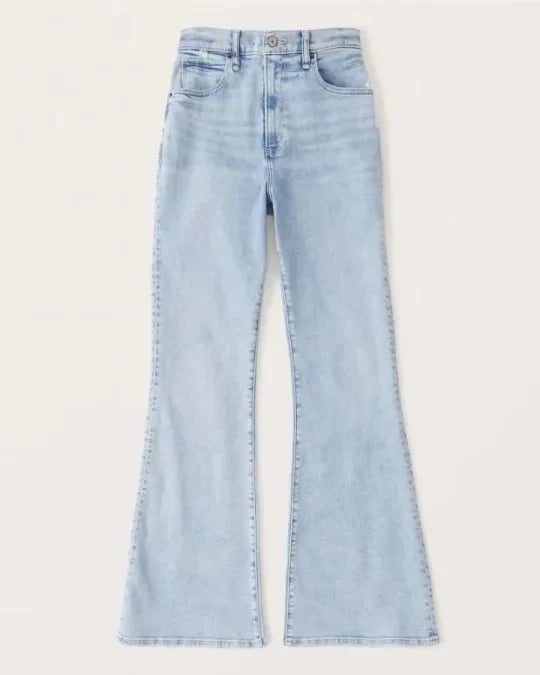 💥Ultrahoch taillierte Stretch-Schlaghosen👖