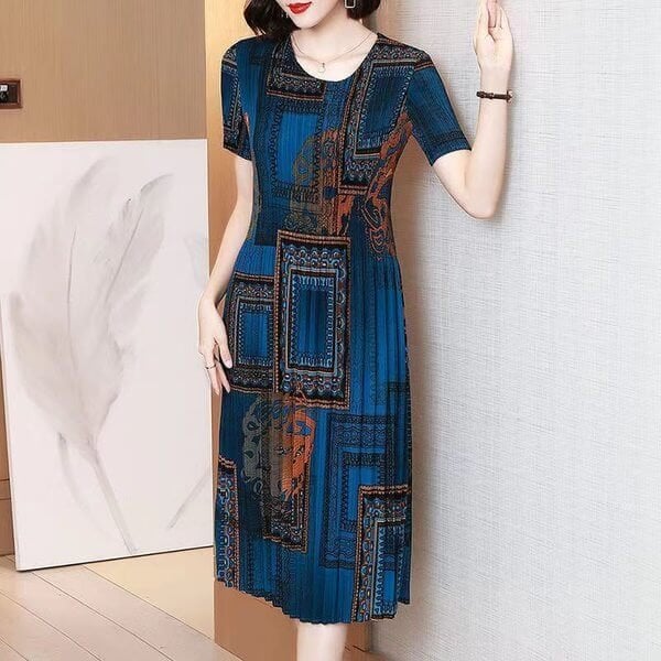 Mode Faltenkleid 😍Heißer halber Preis