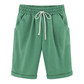 💕 HEISSER SALE50% RABATT🌷Plus Größe Solid Farbe Elastische Taille Lose Cropped Shorts