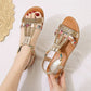 💖💖Frauen neue Sommer Strass Sandalen mit offener Spitze💖💖