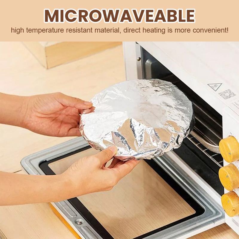 🔥 50 % RABATT 🧊 Intelligente Isolierhülle aus Aluminiumfolie 🍱 Hält Speisen länger warm, wiederverwendbar und perfekt für den täglichen Gebrauch und unterwegs ✨