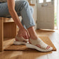 🚚 Nachschub ist da – schnell sein lohnt sich! 👟 Atmungsaktive Plateausandalen aus Strickstoff für Damen – bequem & modisch