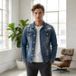 📢📢50%Rabatt!!!👔🔥 Neuheiten – Herren-Freizeit-Denimjacke im Used-Look mit Vintage-Wäsche