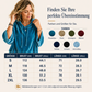 📢🎉50%Rabatt!!!🛍️✨Damen-Sweatshirt aus Samt mit lockerer Passform und Kordelzug