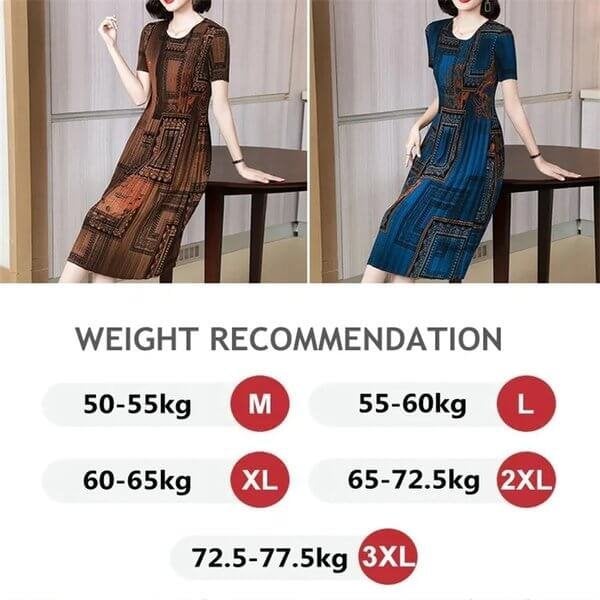 Mode Faltenkleid 😍Heißer halber Preis