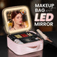 🪞 50% RABATT! ✨ Tragbare Kosmetiktasche mit LED-Spiegel – Beleuchtet, kompakt & vielseitig – Perfekt für makelloses Make-up unterwegs 💄