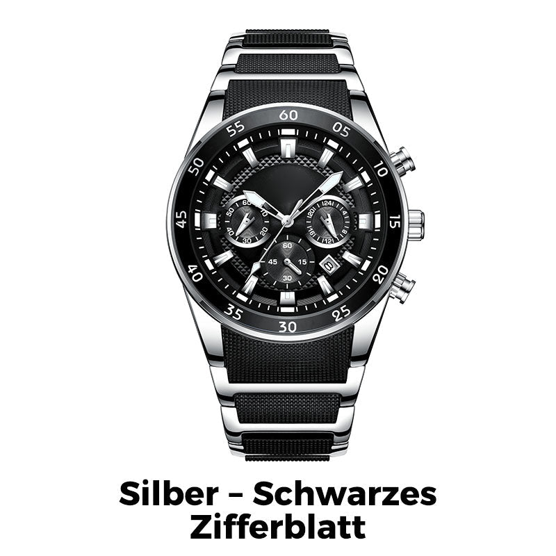 🚀 Neu eingetroffen – 50% Probierpreis! 🔥Hochwertige Business-Multifunktions-Quarz-Uhr für Herren