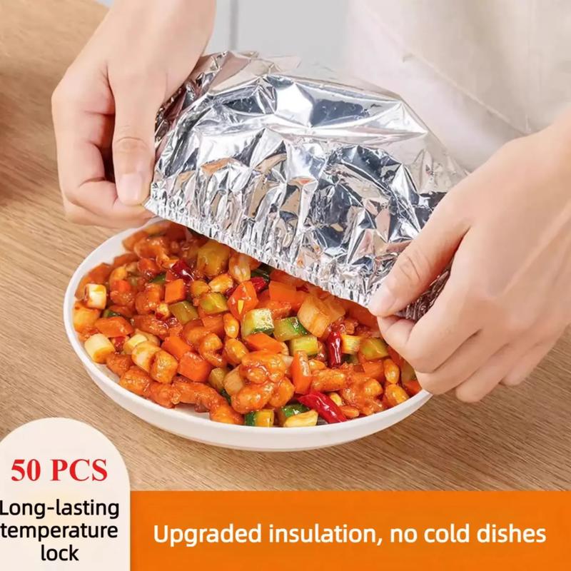 🔥 50 % RABATT 🧊 Intelligente Isolierhülle aus Aluminiumfolie 🍱 Hält Speisen länger warm, wiederverwendbar und perfekt für den täglichen Gebrauch und unterwegs ✨