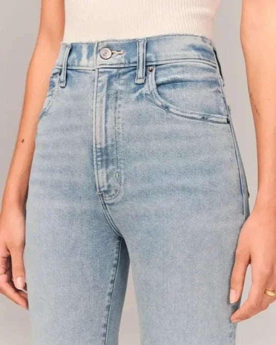💥Ultrahoch taillierte Stretch-Schlaghosen👖