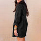Frauen Button-down Denim Shirt Kleid