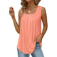 💥Letzter Tag Hot Sale 50% Rabatt💥2025 Ärmelloses T-Shirt mit quadratischem Ausschnitt für Frauen