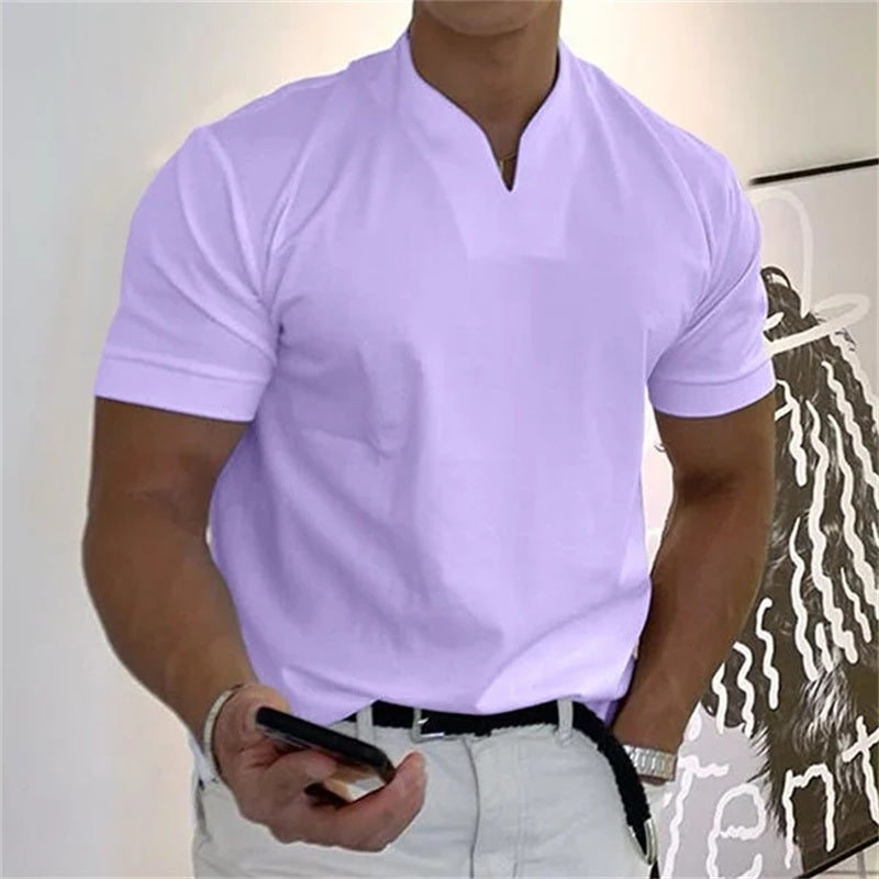 2025 Herren Business Kurzarm Fitness T-Shirt