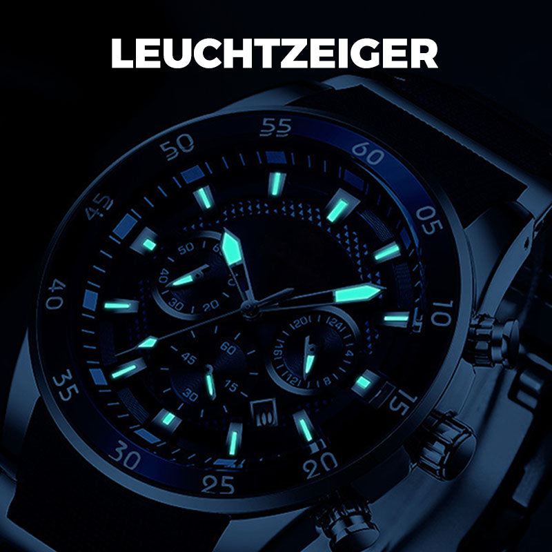 🚀 Neu eingetroffen – 50% Probierpreis! 🔥Hochwertige Business-Multifunktions-Quarz-Uhr für Herren