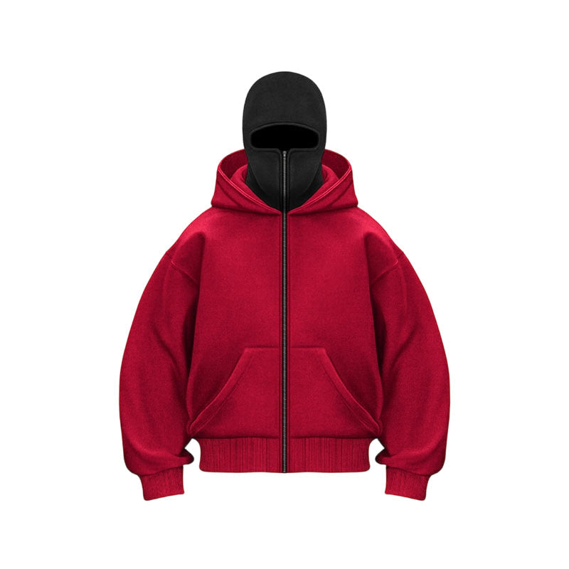 🎁 Heiße Aktion: 50 % Rabatt 🔥 Ninja Zip-Up Hoodie für Herren & Damen – Rundumschutz
