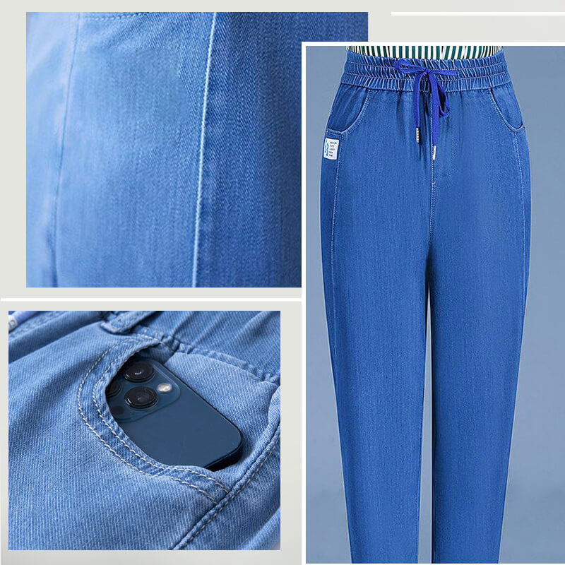 ⏳Nur für kurze Zeit 50 % Rabatt!!💕👖Hochtaillierte, ultra-elastische Mom-Jeans