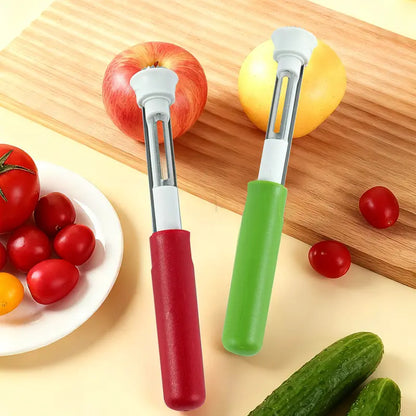 🥳 2026 HOT SALE 🥳💞 50.000+ VERKAUFT! 🔪🛒 Kaufe 1, erhalte 1 GRATIS + 50% RABATT! Der 2-in-1 Küchenheld: Entkernen & Schälen in einem Dreh 🍎⏱️❤️