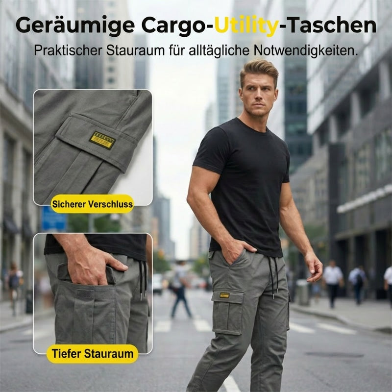 🌞 Sommerneuheiten – Jetzt bis zu 50% sparen! 💰 Lässige Cargohose für Herren mit Kordelzug