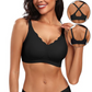 Nahtloser Push-Up-BH mit Wellenkante