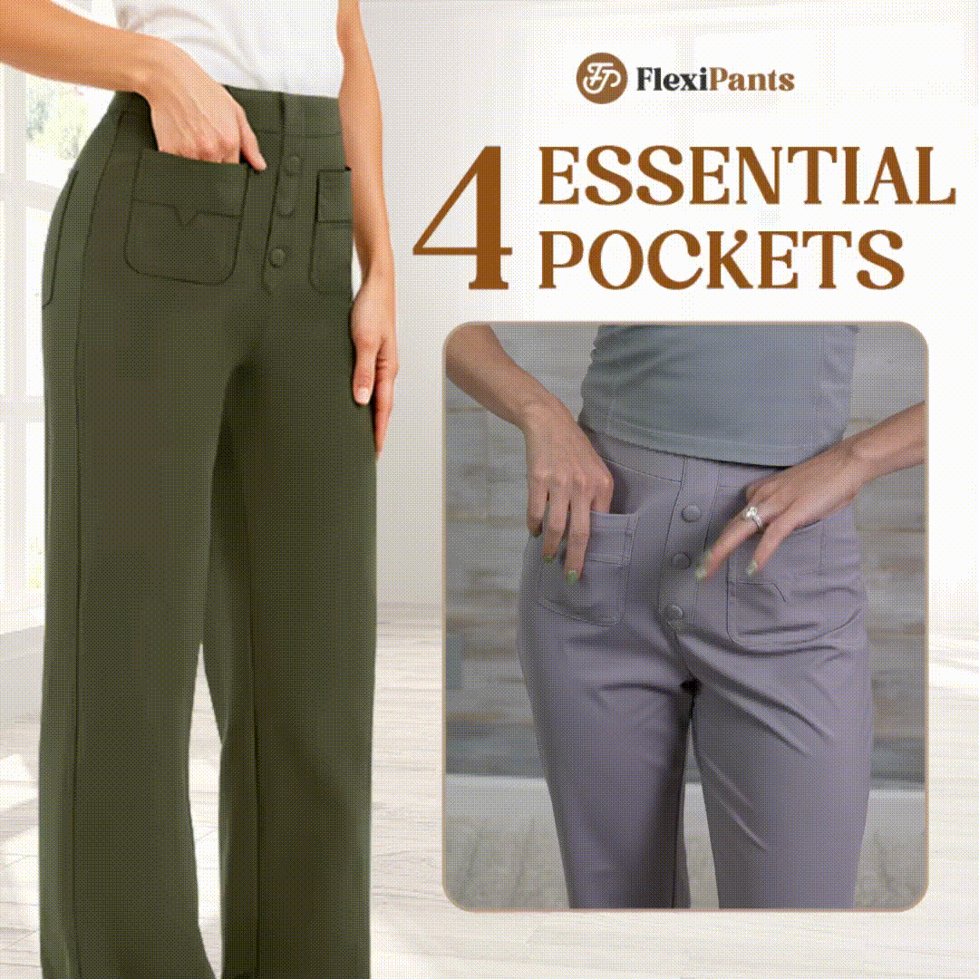 💖2025 NEW TYPE SALE 50% OFF💷 Damen Casual High Waist Stretch Hose
