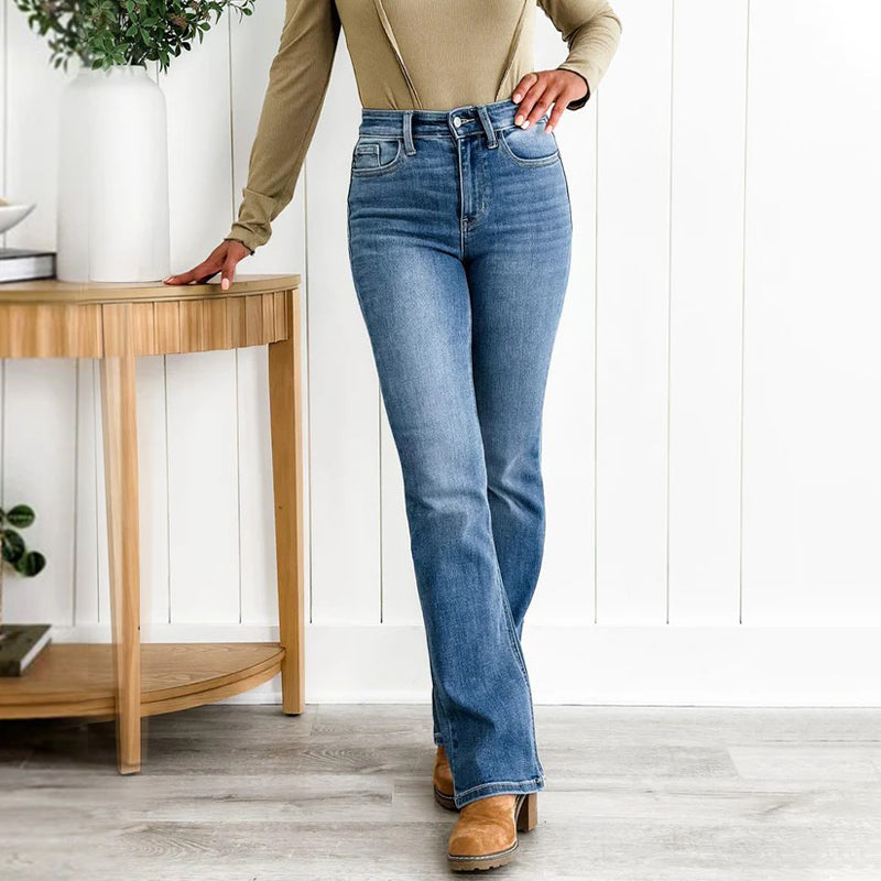 👖 50% RABATT! ✨ Hochelastische Jeans zur Bauchkontrolle – Schmeichelt jeder Figur, Tummy Control & Höchster Tragekomfort 💙