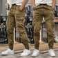 Herren-Cargohose mit elastischem Bund, Kordelzug und mehreren Taschen💖