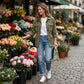 📢📢50%Rabatt!!!✨🔥Damen-Retro-Cropped-Straight-Leg-Jeans👖