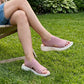 🚚 Nachschub ist da – schnell sein lohnt sich! 👟 Atmungsaktive Plateausandalen aus Strickstoff für Damen – bequem & modisch