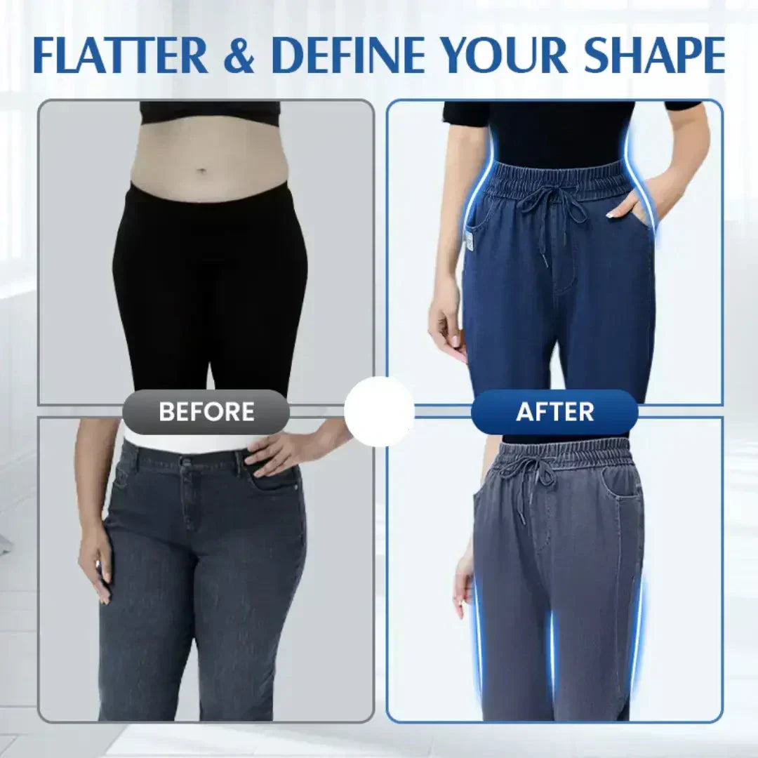 ⏳Nur für kurze Zeit 50 % Rabatt!!💕👖Hochtaillierte, ultra-elastische Mom-Jeans