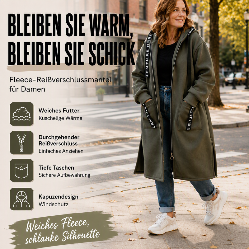 🥳💞 Über 78.000 Stück verkauft!🧥Oversize-Kapuzen-Sweatshirt-Mantel für Damen🎁