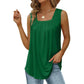 💥Letzter Tag Hot Sale 50% Rabatt💥2025 Ärmelloses T-Shirt mit quadratischem Ausschnitt für Frauen