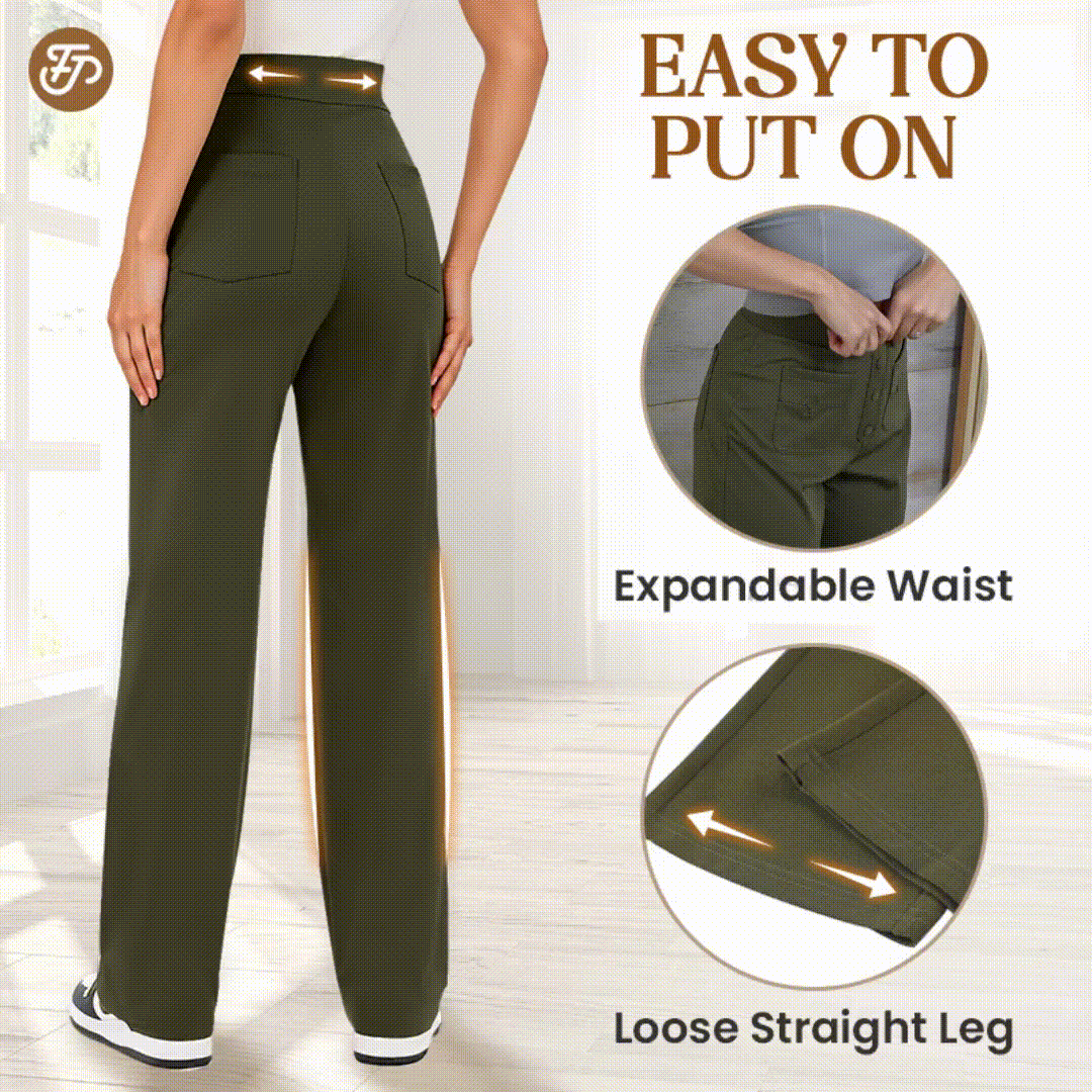💖2025 NEW TYPE SALE 50% OFF💷 Damen Casual High Waist Stretch Hose