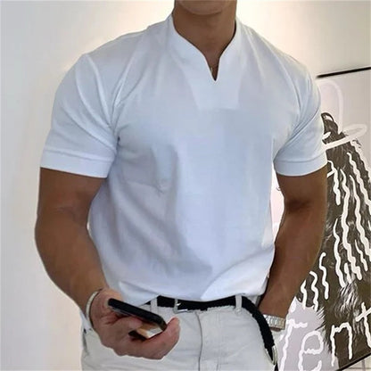 2025 Herren Business Kurzarm Fitness T-Shirt