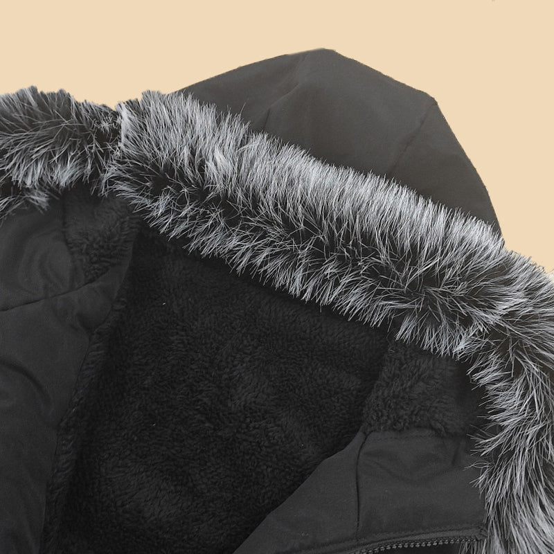 🔥Solange der Vorrat reicht 50 % Rabatt!🎉Winddichte, mittellange Parka-Jacke mit Kapuze für Herren