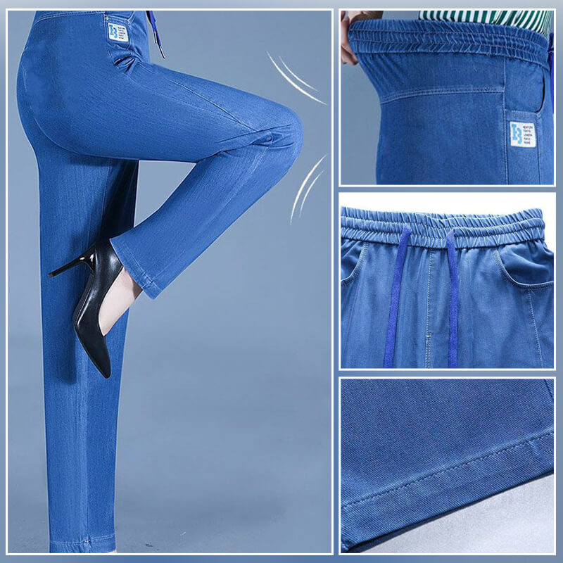 ⏳Nur für kurze Zeit 50 % Rabatt!!💕👖Hochtaillierte, ultra-elastische Mom-Jeans