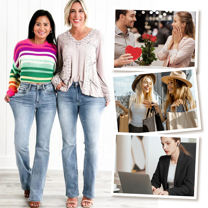 👖 50% RABATT! ✨ Hochelastische Jeans zur Bauchkontrolle – Schmeichelt jeder Figur, Tummy Control & Höchster Tragekomfort 💙