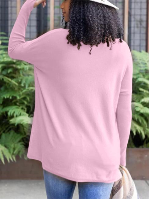 🎁Heißer Verkauf 49% RABATT⏳Langarm-Daumenloch-Pullover-Taschentunika