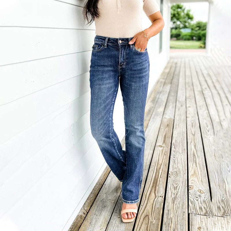 👖 50% RABATT! ✨ Hochelastische Jeans zur Bauchkontrolle – Schmeichelt jeder Figur, Tummy Control & Höchster Tragekomfort 💙