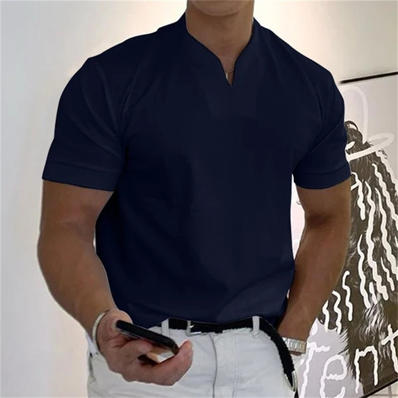 2025 Herren Business Kurzarm Fitness T-Shirt
