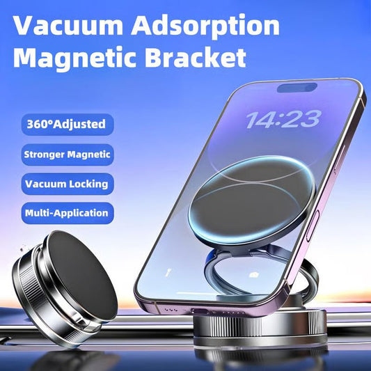 🔄360° verstellbarer magnetischer Handyhalter mit Saugnapf📱🚗