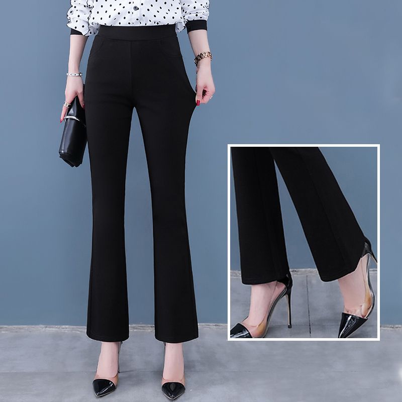 Stilvolle Schlaghose mit Schlitz und hoher Taille für Damen