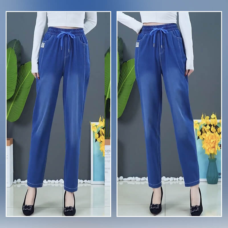 ⏳Nur für kurze Zeit 50 % Rabatt!!💕👖Hochtaillierte, ultra-elastische Mom-Jeans