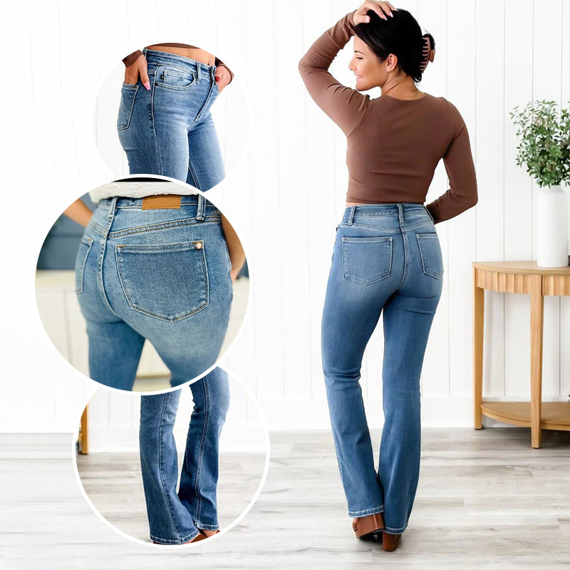 👖 50% RABATT! ✨ Hochelastische Jeans zur Bauchkontrolle – Schmeichelt jeder Figur, Tummy Control & Höchster Tragekomfort 💙