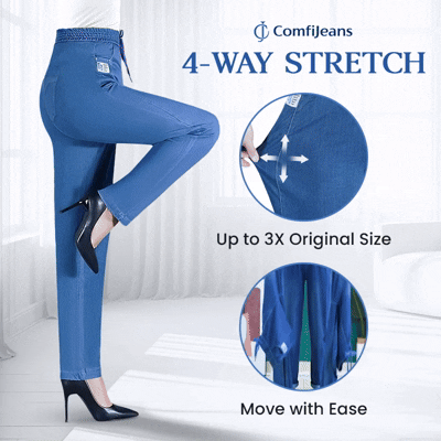 ⏳Nur für kurze Zeit 50 % Rabatt!!💕👖Hochtaillierte, ultra-elastische Mom-Jeans