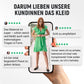 Elegantes Rüschenkleid mit Taillenschnürung und V-Ausschnitt für Damen