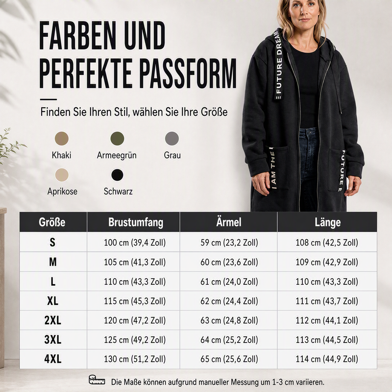 🥳💞 Über 78.000 Stück verkauft!🧥Oversize-Kapuzen-Sweatshirt-Mantel für Damen🎁